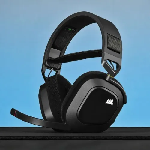 Headset Gamer Sem Fio Corsair HS80 Premium, RGB, , Wireless