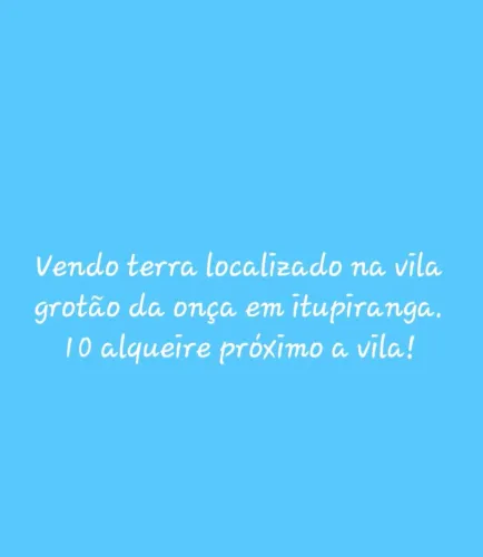 10 alqueires de terra, cerca de 27 hectares
