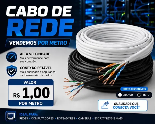 CABO DE REDE POR METRO