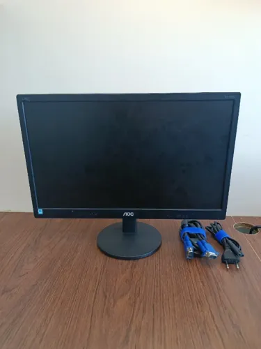 Monitor AOC 18,5" LED Widescreen E970Swnl HD com Cabos ? Unidade 02