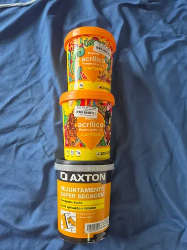 Rejunte kit com 3 unidades.