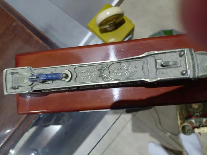 Navio prata antiguidade colecionável
