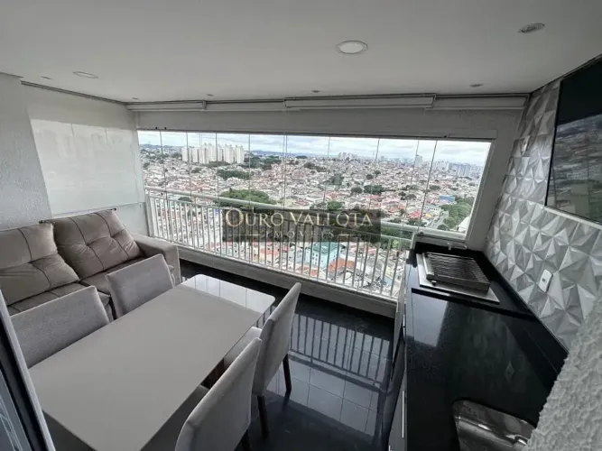 APARTAMENTO COM VARANDA GOURMET ENVIDRAÇADA NA VILA EMA