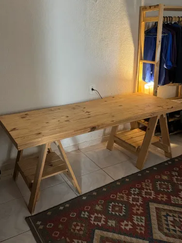 Escrivaninha de Cavalete -Pallet  180 x 70 cm
