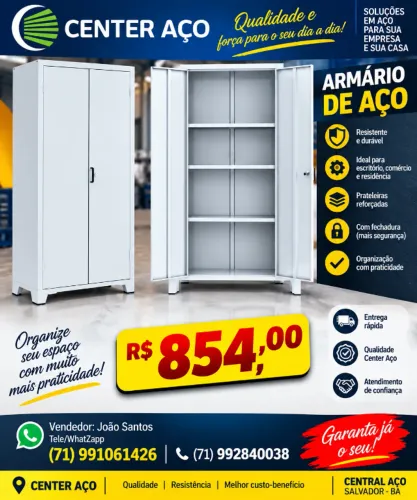Armário de Aço 90