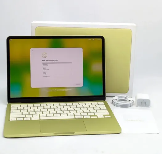 MacBook Neo 512 gb Citrus novo na caixa com acessórios garantia Apple