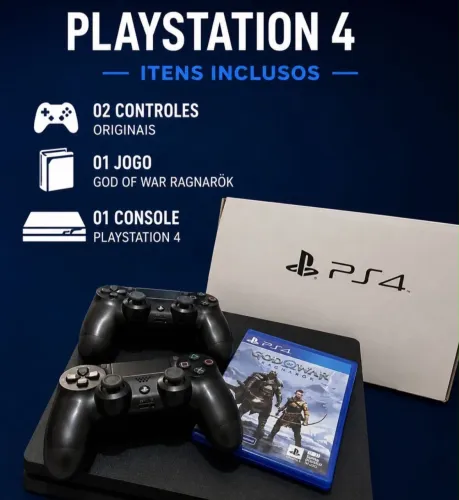 PlayStation 4 Slim 1TB - Completo