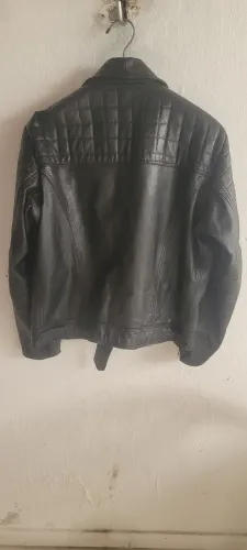 Jaqueta de couro masculino tamanho M