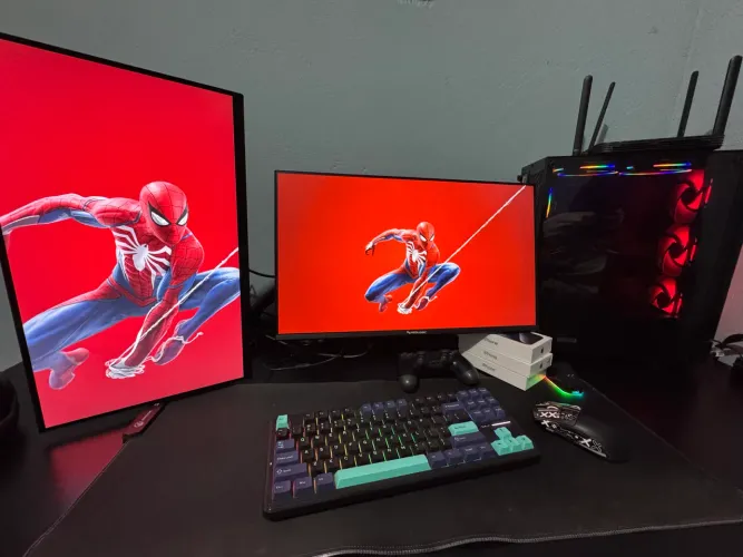 PC Gamer Completo RTX 5060 + Monitor 180Hz + Kit Completo