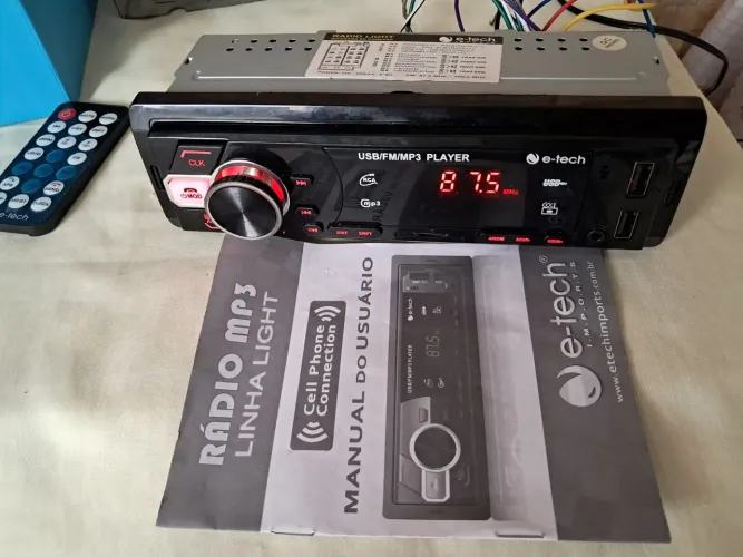 Rádio Bluetooth e-tche usb mp3