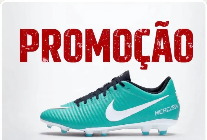 Chuteira Campo Society Unisex CR7 Nova Promoção 69,99 Envio 24h