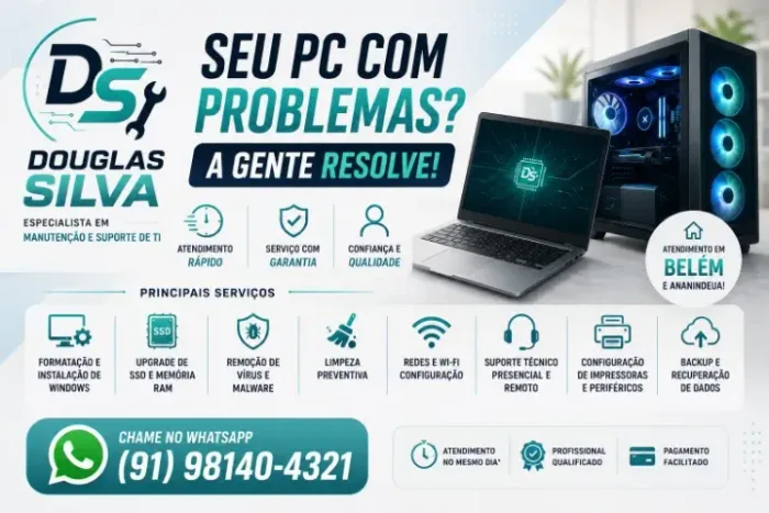 Especialista em Manuntenção e Suporte de TI