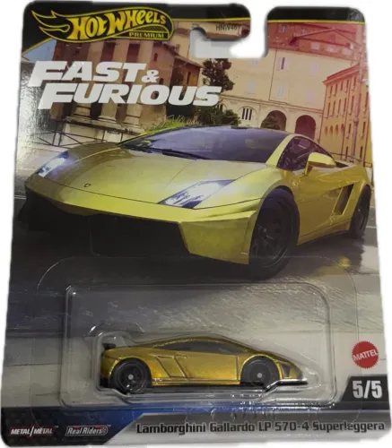 Hot Wheels Lamborghini Gallardo Superleggera Hnw46 Dourado fast and furiosa