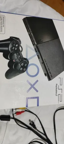 ? PlayStation 2 Slim Sony SCPH-90001 + Caixa Original + Acessórios