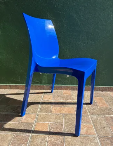 Cadeira TOK&STOK azul