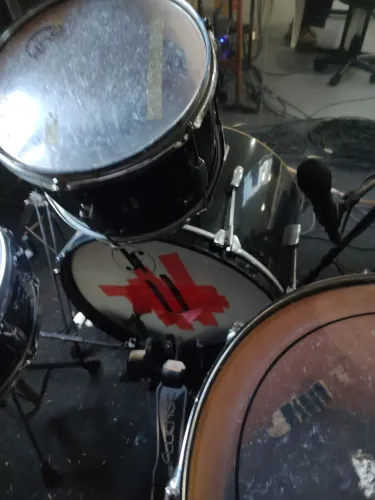 Bateria de som musical Ny, acompanha peles hidráulica s