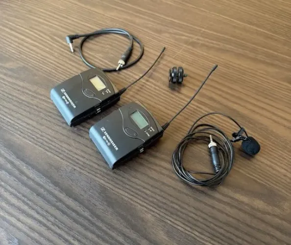 Microfone Sennheiser Ew 100 Eng G3 Omnidirecional Cor Preto