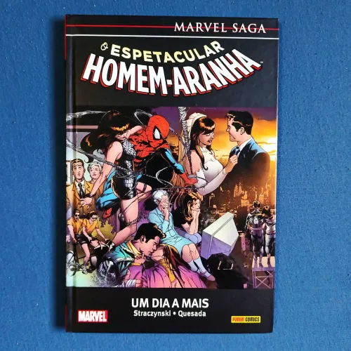 HQ O Espetacular Homem-Aranha: Um Dia a Mais - Marvel Saga Volume 13 (Straczynski, Panini 