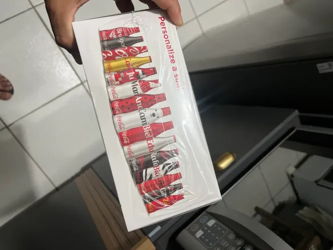 Mini garrafas coca cola 