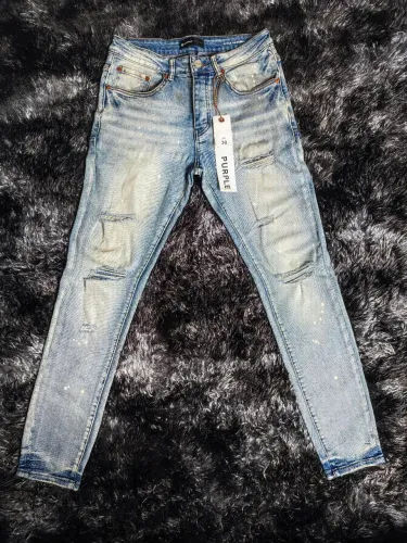 Purple jeans