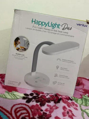 Verilux HappyLight Duo - Luminária de mesa 2-1