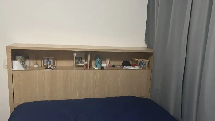 Cabeceira baú para cama Queem Size