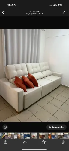 Sofá Monaco Off White - Elegância e conforto para sua sala