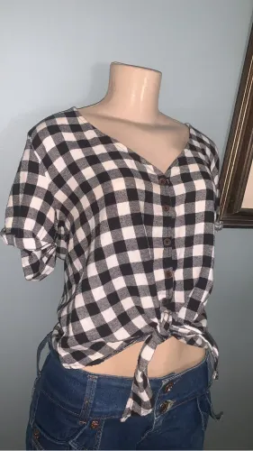 Blusa xadrez 
