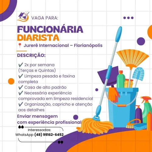 Diarista em Jurerê Internacional 