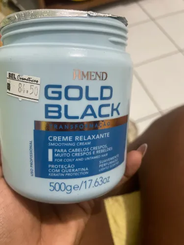 Creme relaxante da GOLD BLACK comprei errado tá novo  vendo a metade do preço 