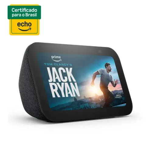 Echo Show 5 3ª Geração Amazon com Display de 5,5" e Alexa Preta
