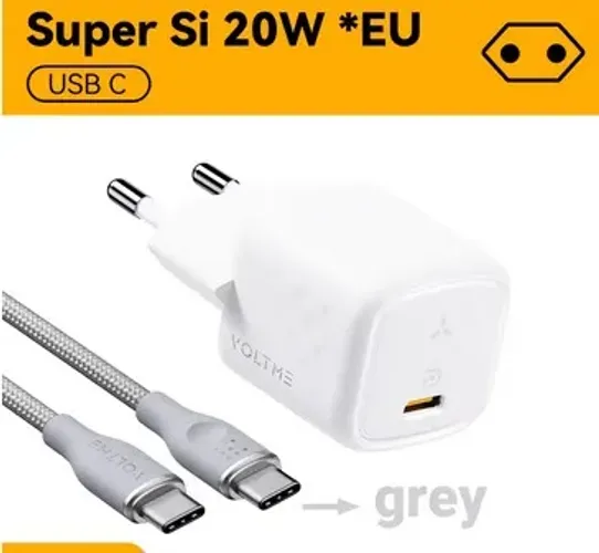 Carregador com Cabo Tipo C 20w