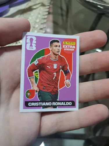 Figurinha CR7 Legend 2026 - Roxo