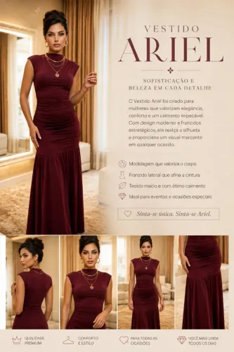 Vestido Feminino Ariel