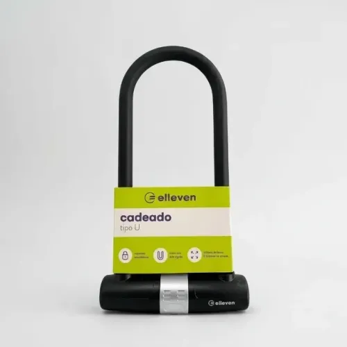 Cadeado U Em Aço 32cm X 17cm Trava Anti Furto Elleven