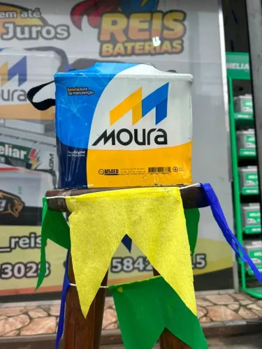 Bateria Automotiva 50Ah Moura Carro Nova + Garantia