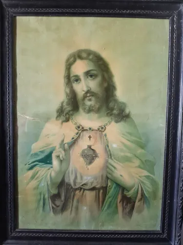 QUADRO ANTIGO JESUS
