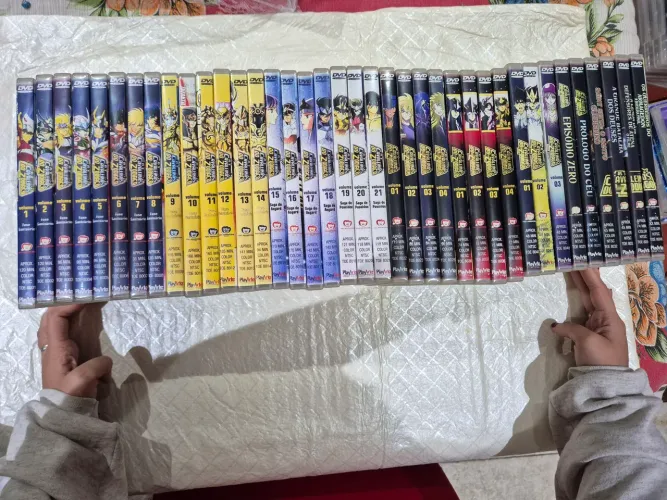 Coleção Cavaleiros do Zodíaco 38 Dvds