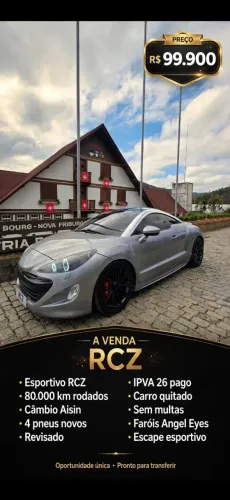 Peugeot RCZ 1.6 Turbo 16V 2P Aut. 2012