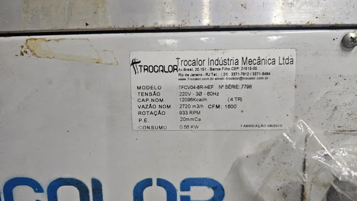 Fancoil TFCV 4TR Trocalor