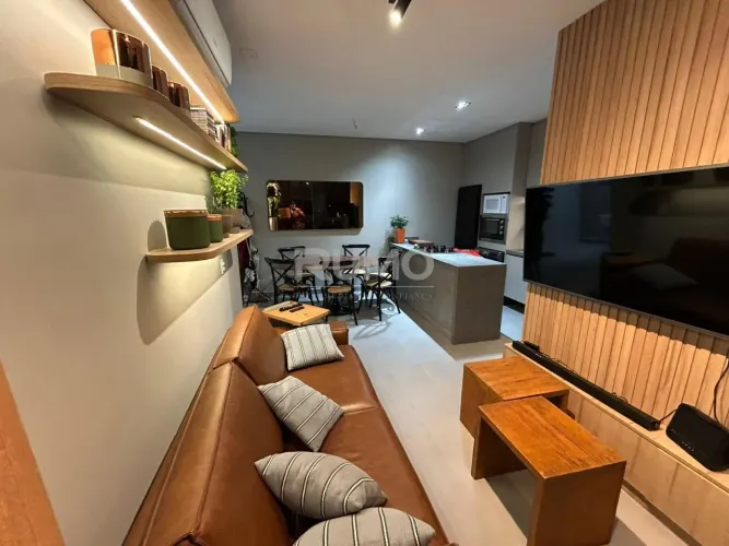 Apartamento mobiliado de 1 quarto para locação ou venda no Hub Cambuí - Campinas/SP.