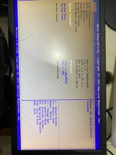 Monitor VXPRO 23 polegadas com pequena avaria