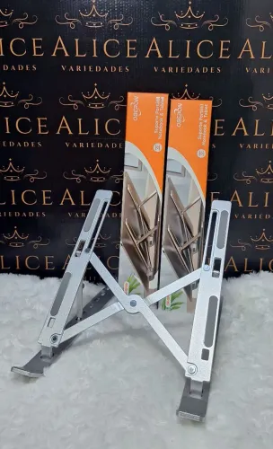 Suporte de notebook em alumínio 