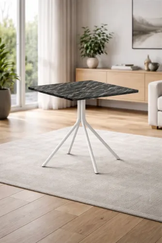 Mesa de Jantar Industrial Compacta