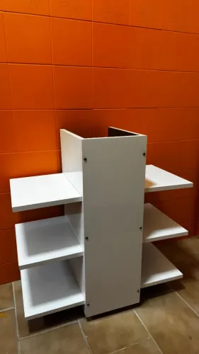 Gabinete para pia de coluna banheiro