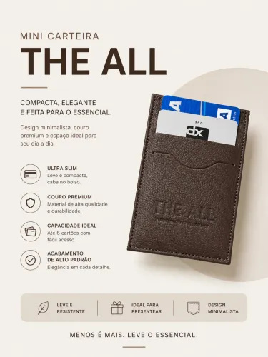 Carteira Slim Masculina | THE ALL