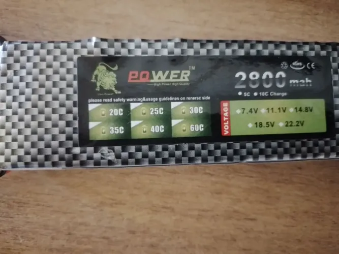 Bateria LI-PO 2800mah 3s 11.1v