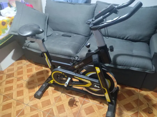 EMAGREÇA SEM SAIR DE CASA? bicicleta spinning de treino para ficar em forma e com saude