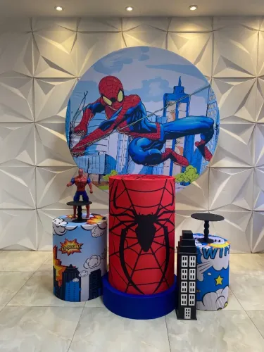 Pegue e Monte Festa Homem Aranha
