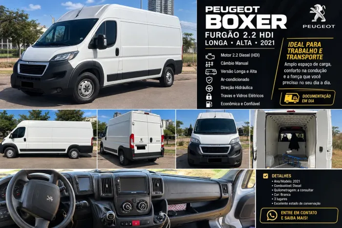 Peugeot Boxer Business Furgão 2.0 Turbo Diesel 2022